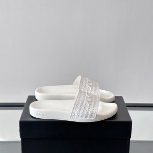 Amiri Men's Slides White flower